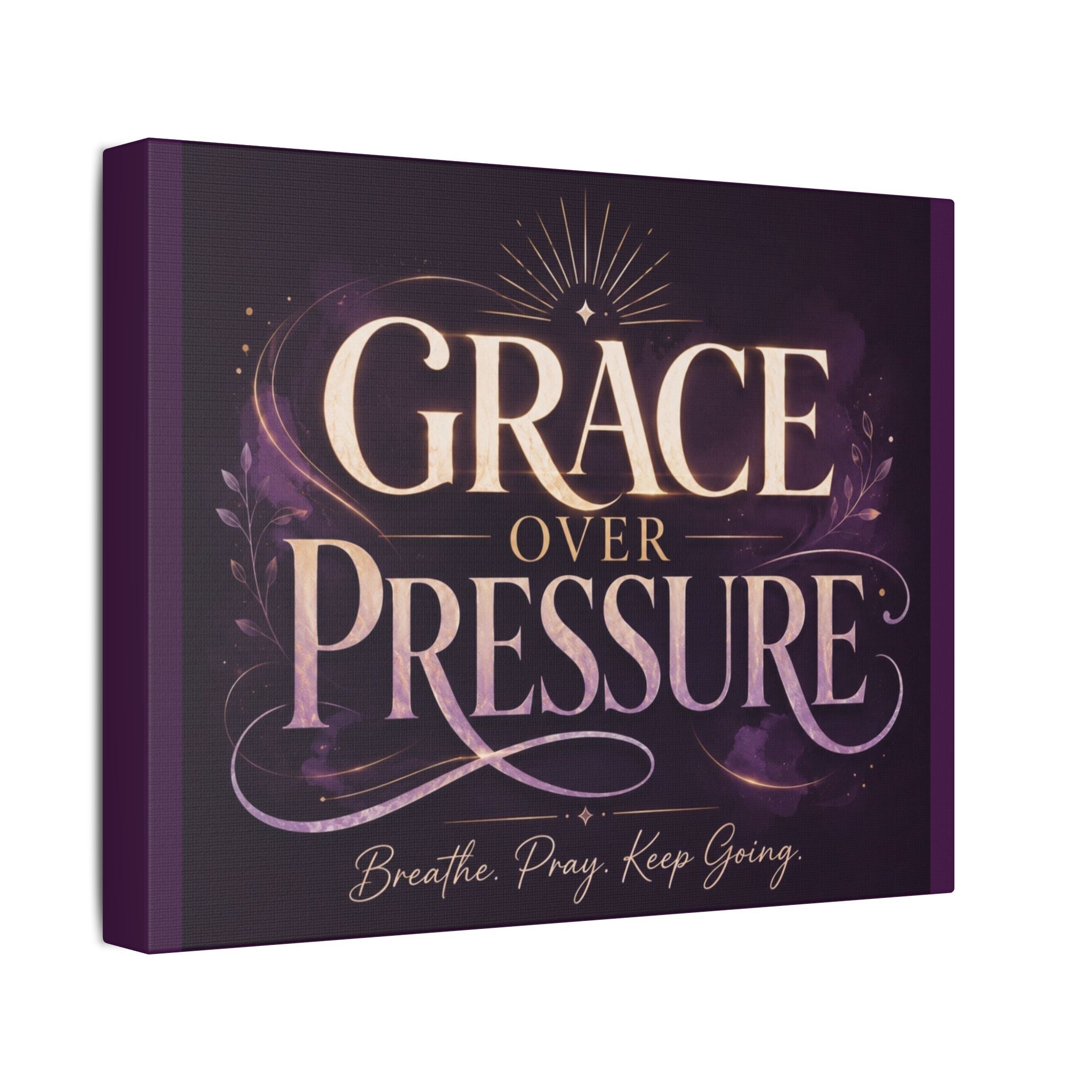 Grace Over Pressure Canvas Wall Art
