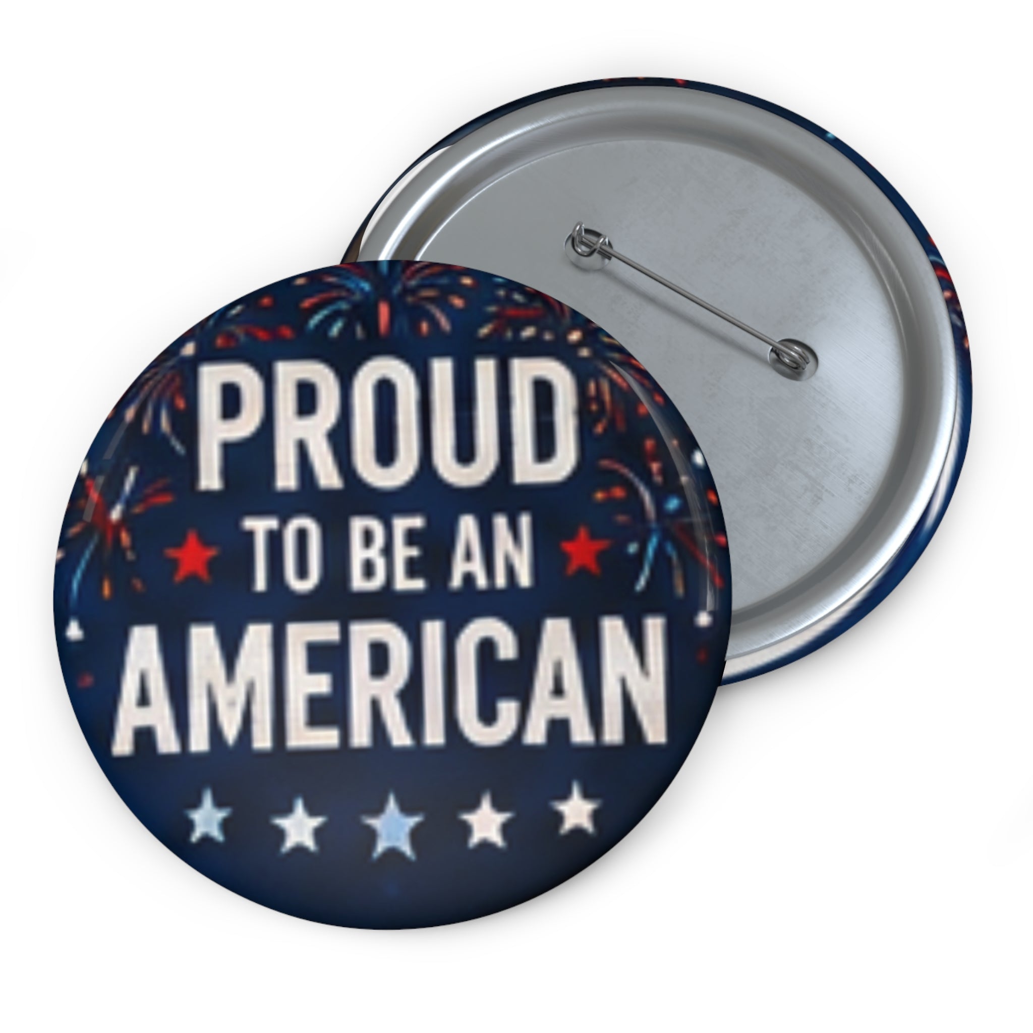 JULY 4TH COLLECTION, Custom Pin Buttons