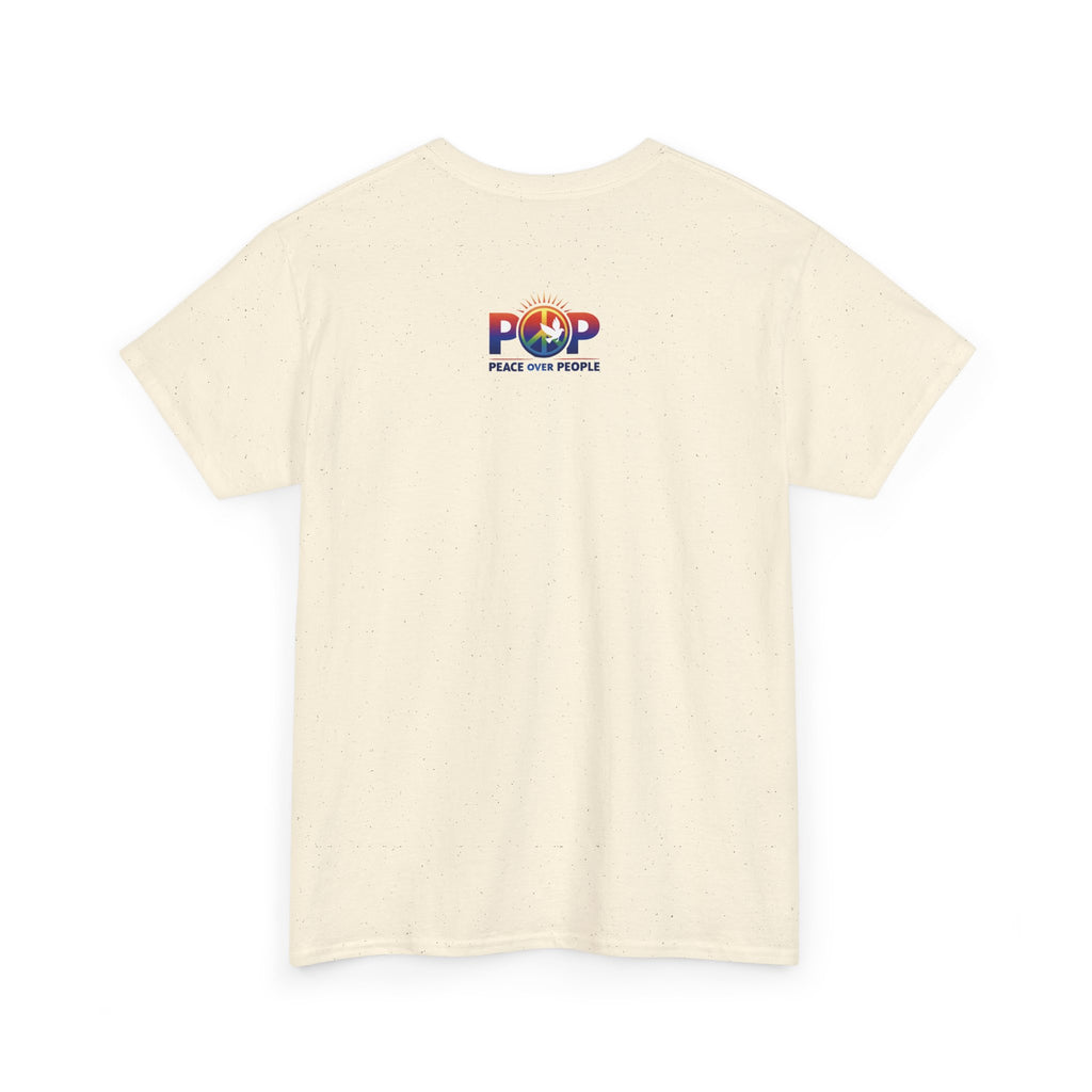 P.O.P ''PEACE OVER PEOPLE'' Confidence Unisex Heavy weight t-shirts