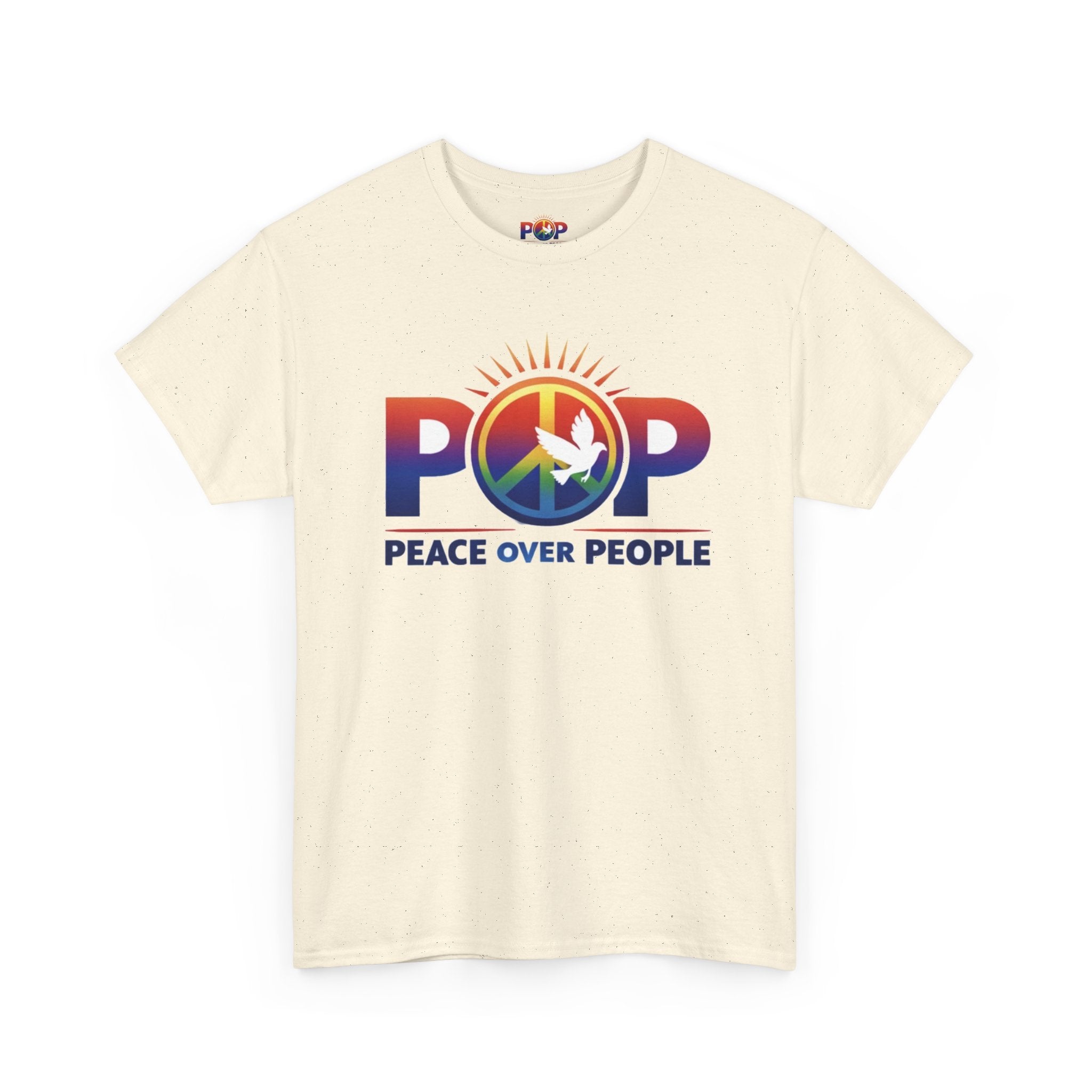 P.O.P ''PEACE OVER PEOPLE'' Confidence Unisex Heavy weight t-shirts