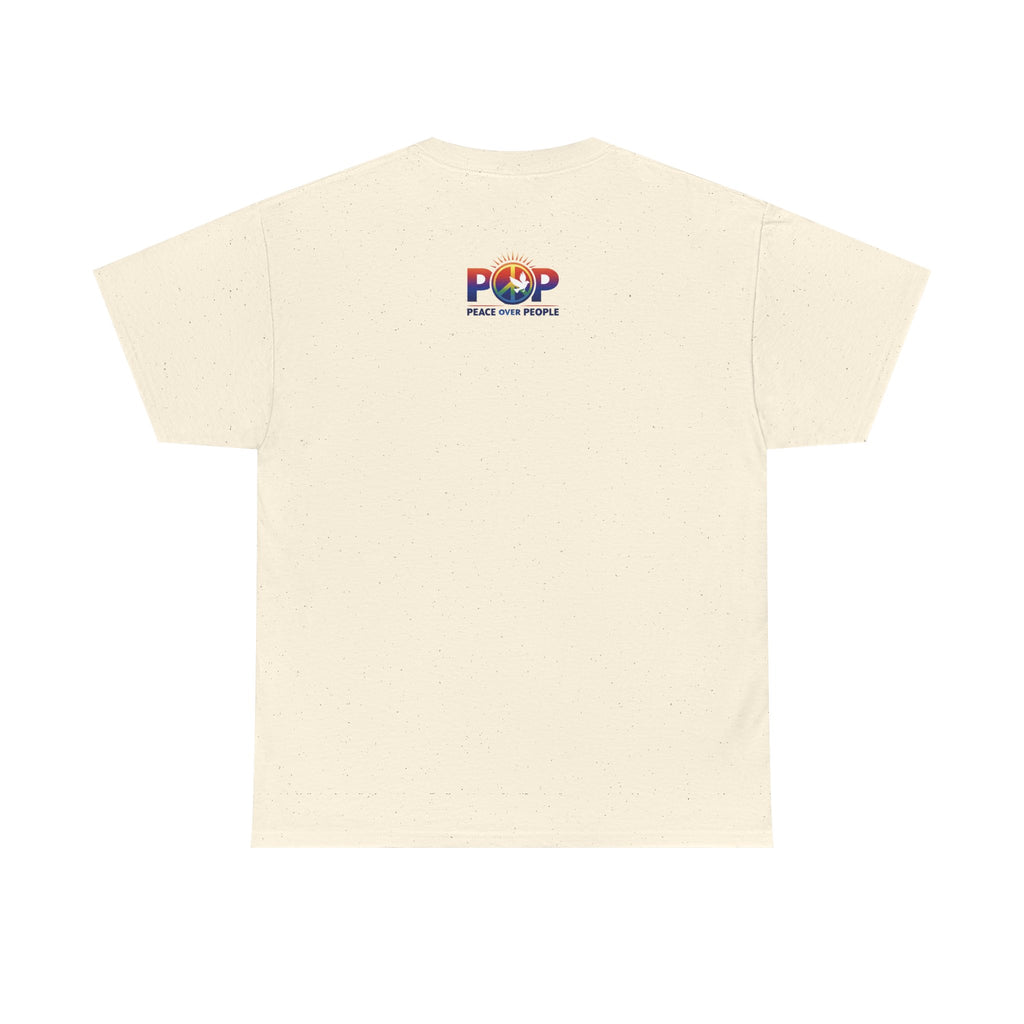 P.O.P ''PEACE OVER PEOPLE'' Confidence Unisex Heavy weight t-shirts