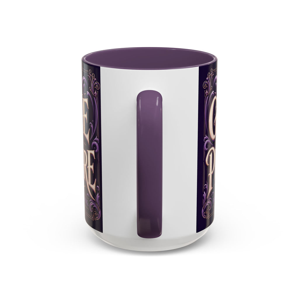 GRACE OVER PRESSURE Inspirational Accent Coffee Mug (11, 15oz)