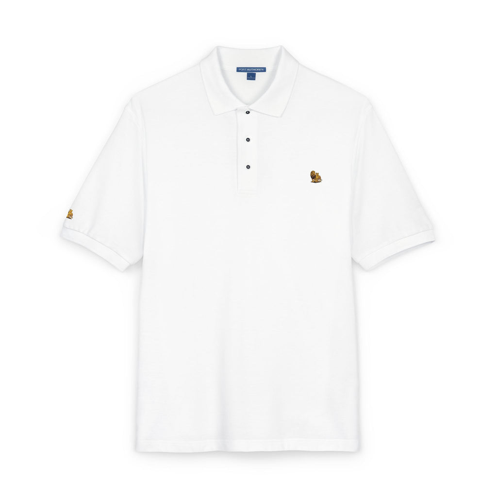 One Hour Brand Lion Family Unisex Polo Shirt Premium Embroidered Logo Polo