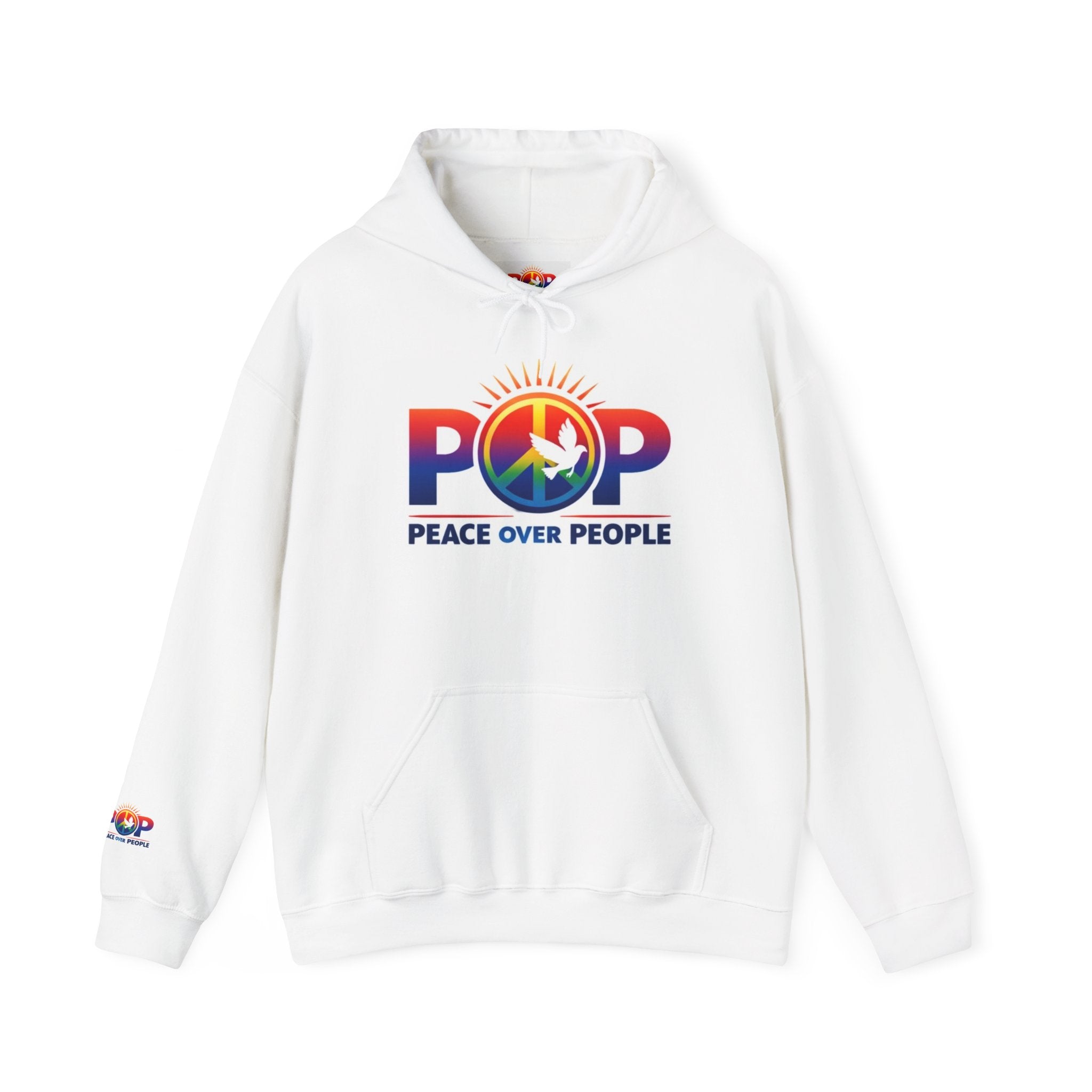 P.O.P ''PEACE OVER PEOPLE''   Unisex Hoodies