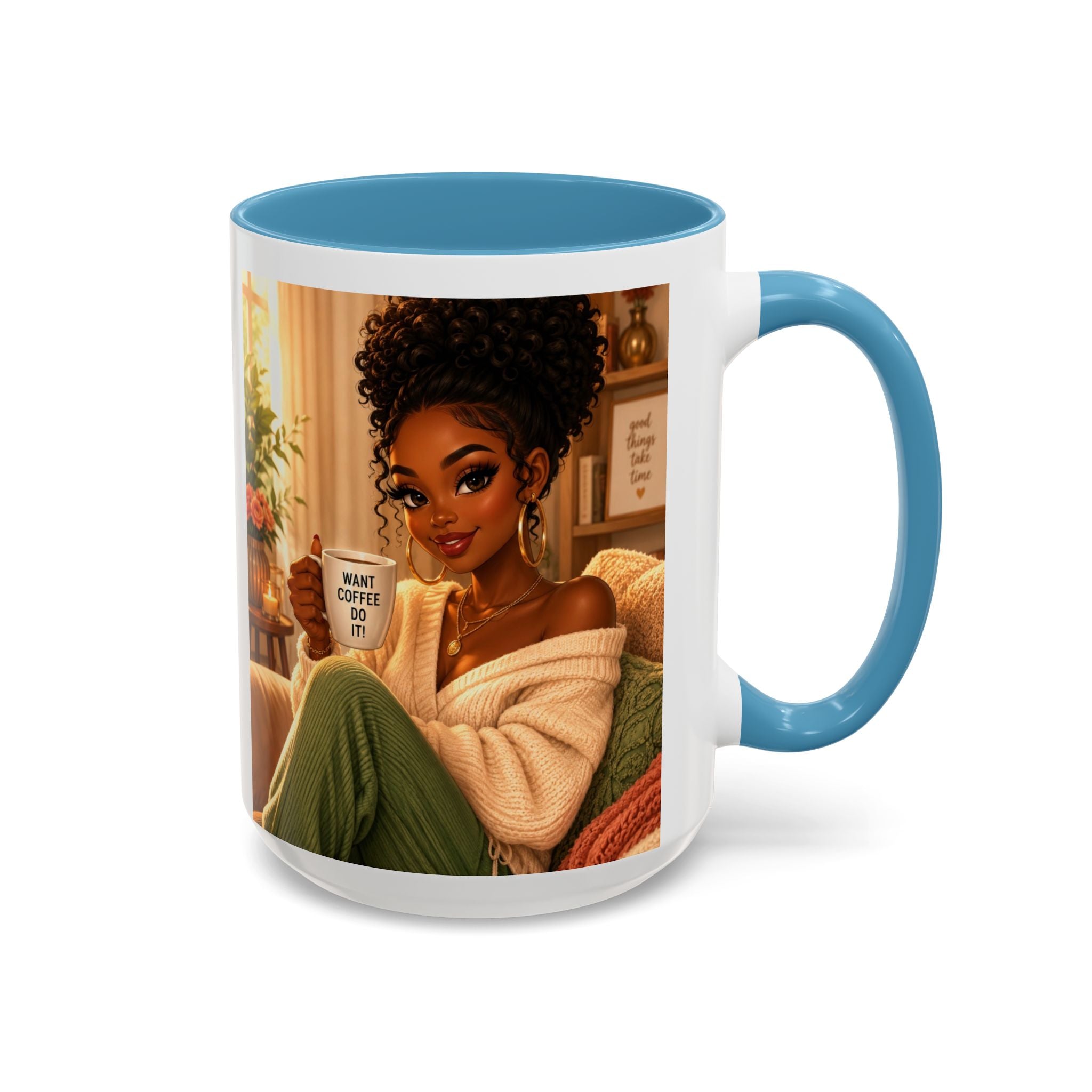 GRACE OVER PRESSURE Inspirational Accent Coffee Mug (11, 15oz)