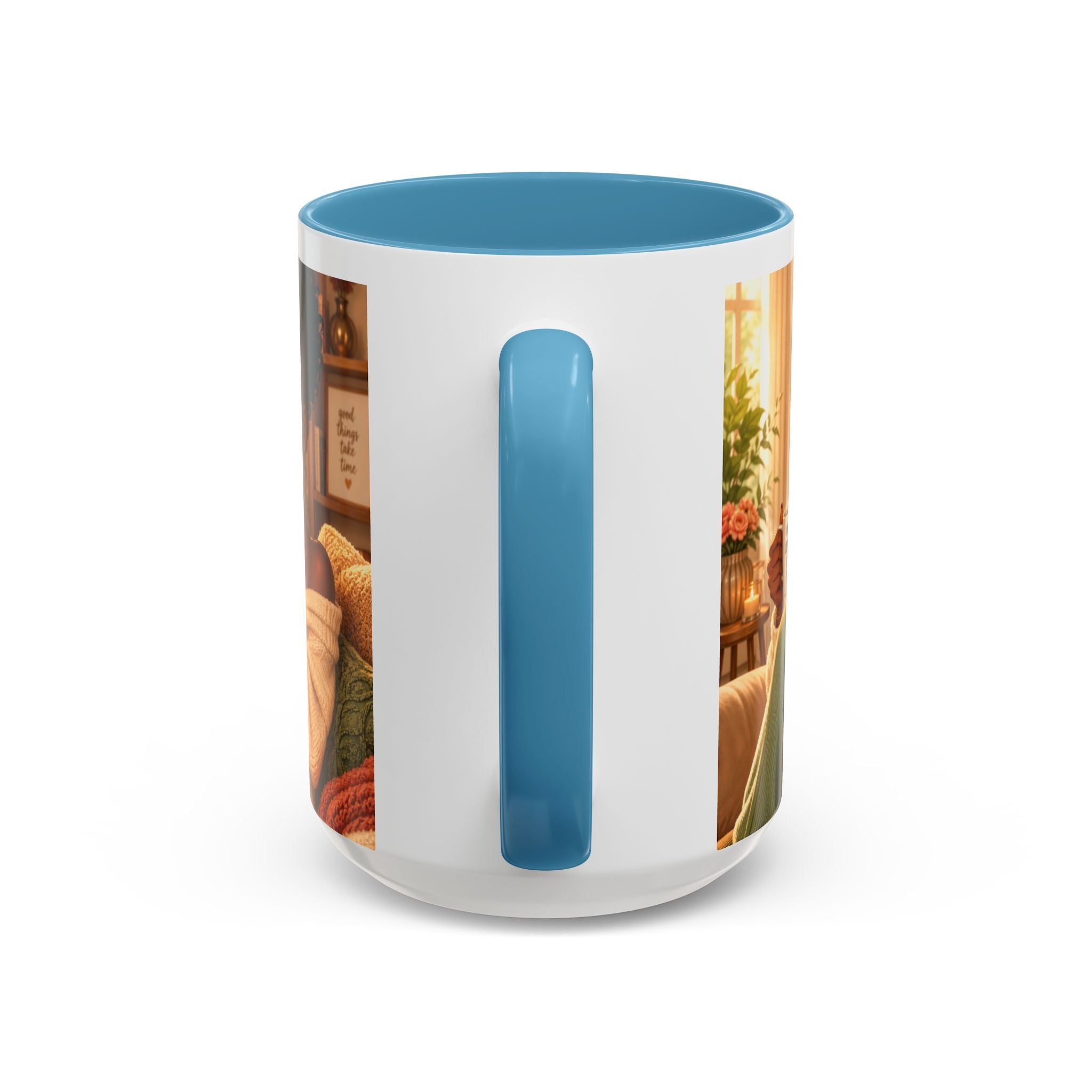 GRACE OVER PRESSURE Inspirational Accent Coffee Mug (11, 15oz)