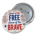 Copy of JULY 4TH COLLECTION, Custom Pin Buttons