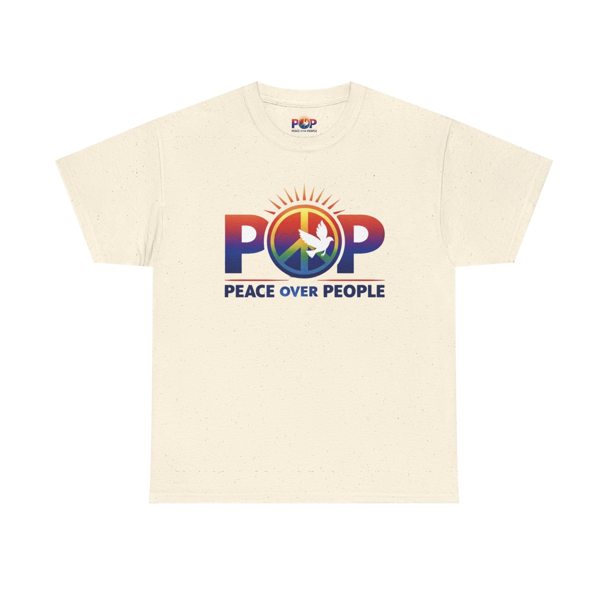 P.O.P ''PEACE OVER PEOPLE'' Confidence Unisex Heavy weight t-shirts