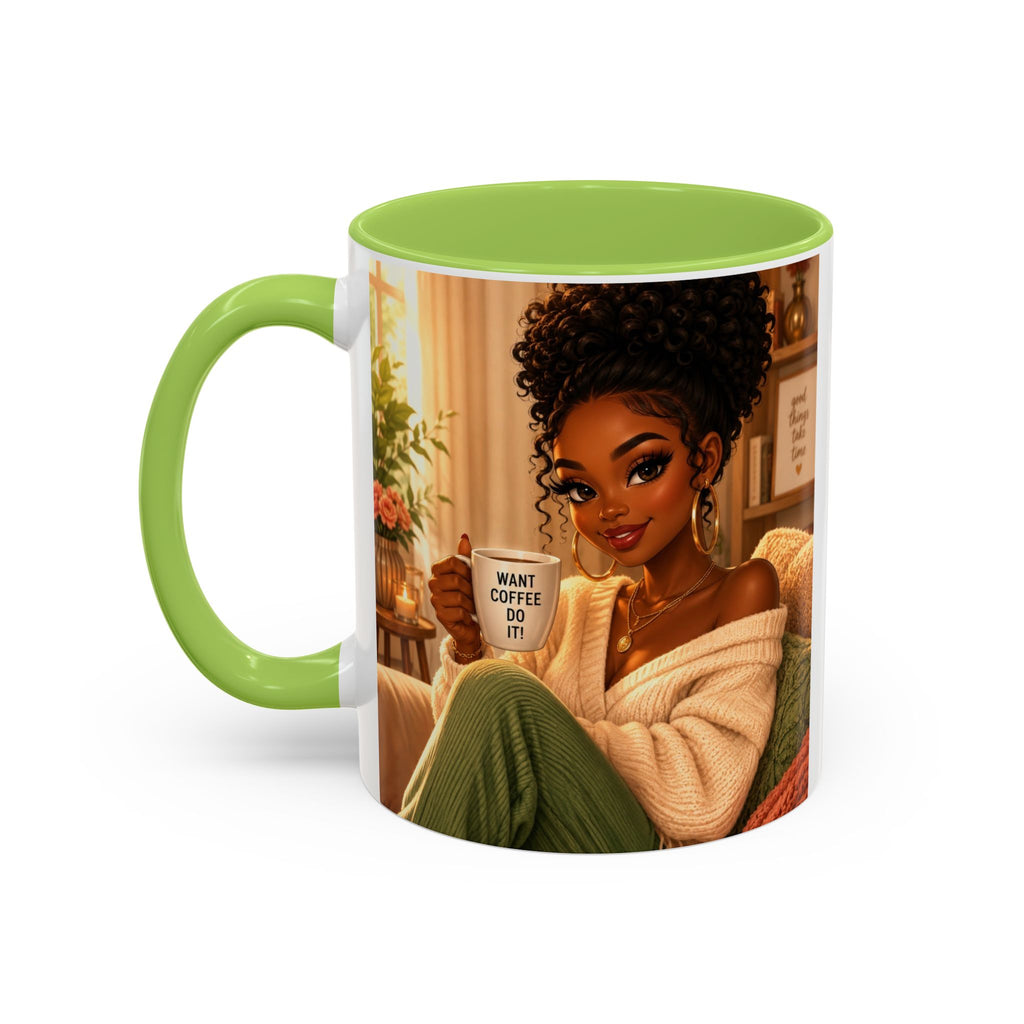 GRACE OVER PRESSURE Inspirational Accent Coffee Mug (11, 15oz)