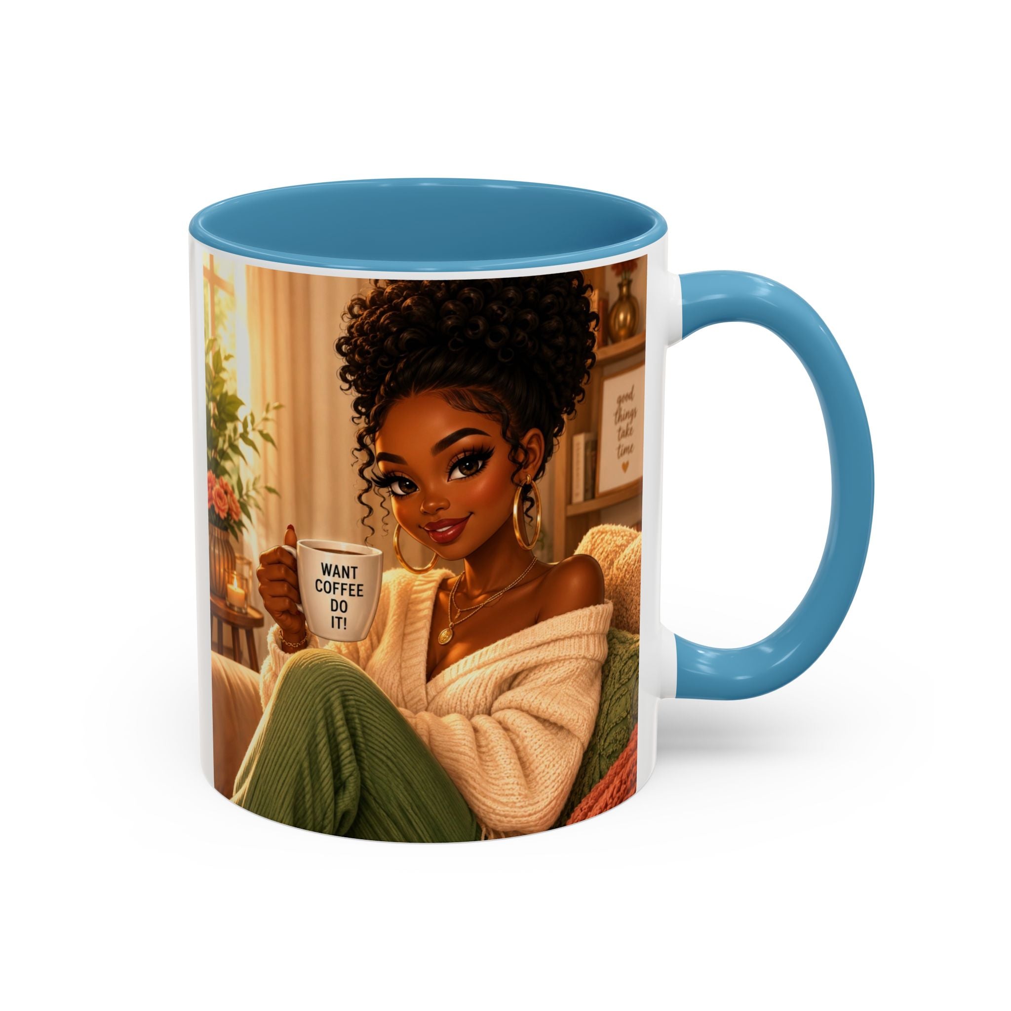 GRACE OVER PRESSURE Inspirational Accent Coffee Mug (11, 15oz)