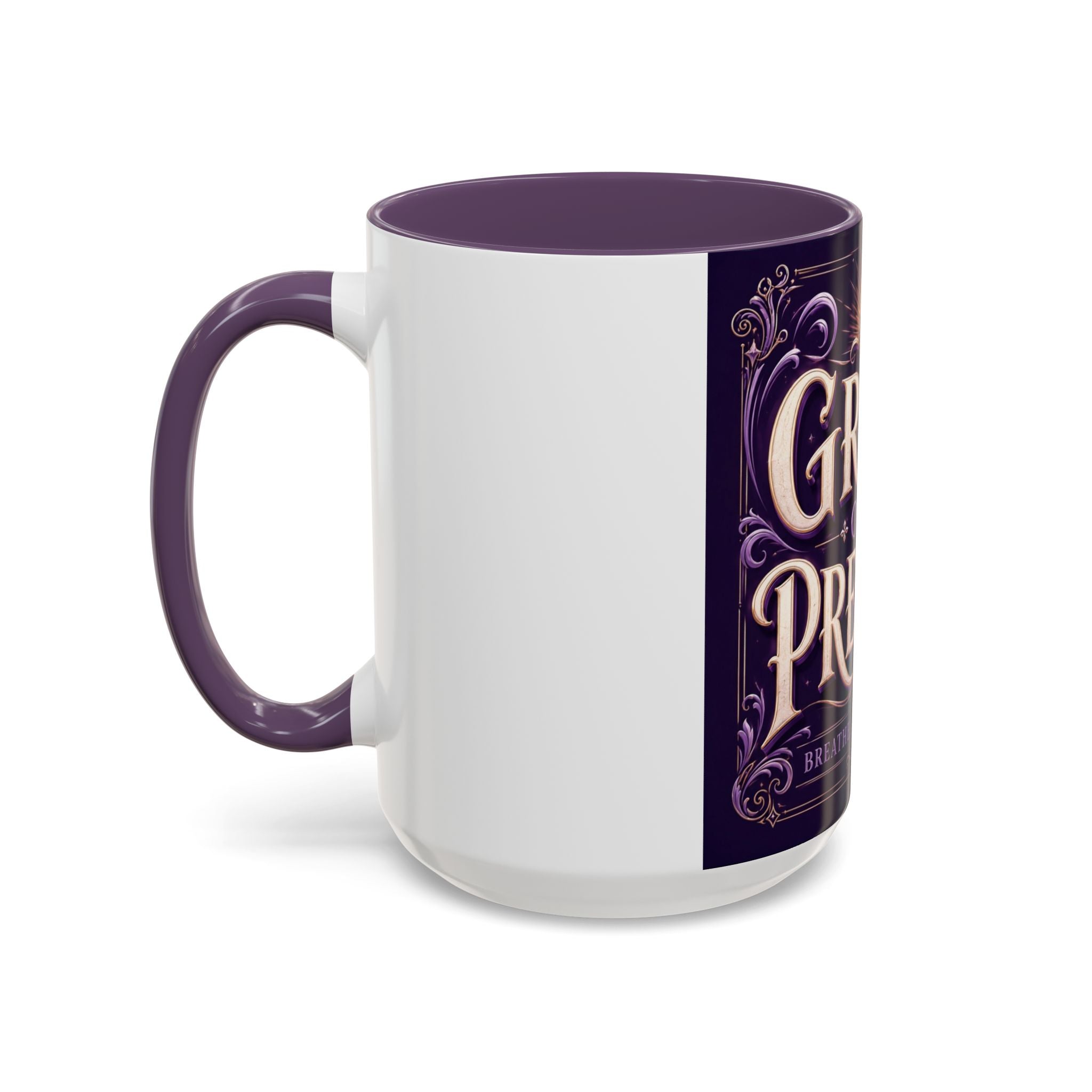 Kingpen Grace Over Pressure Inspirational Accent Coffee Mug (11, 15oz)