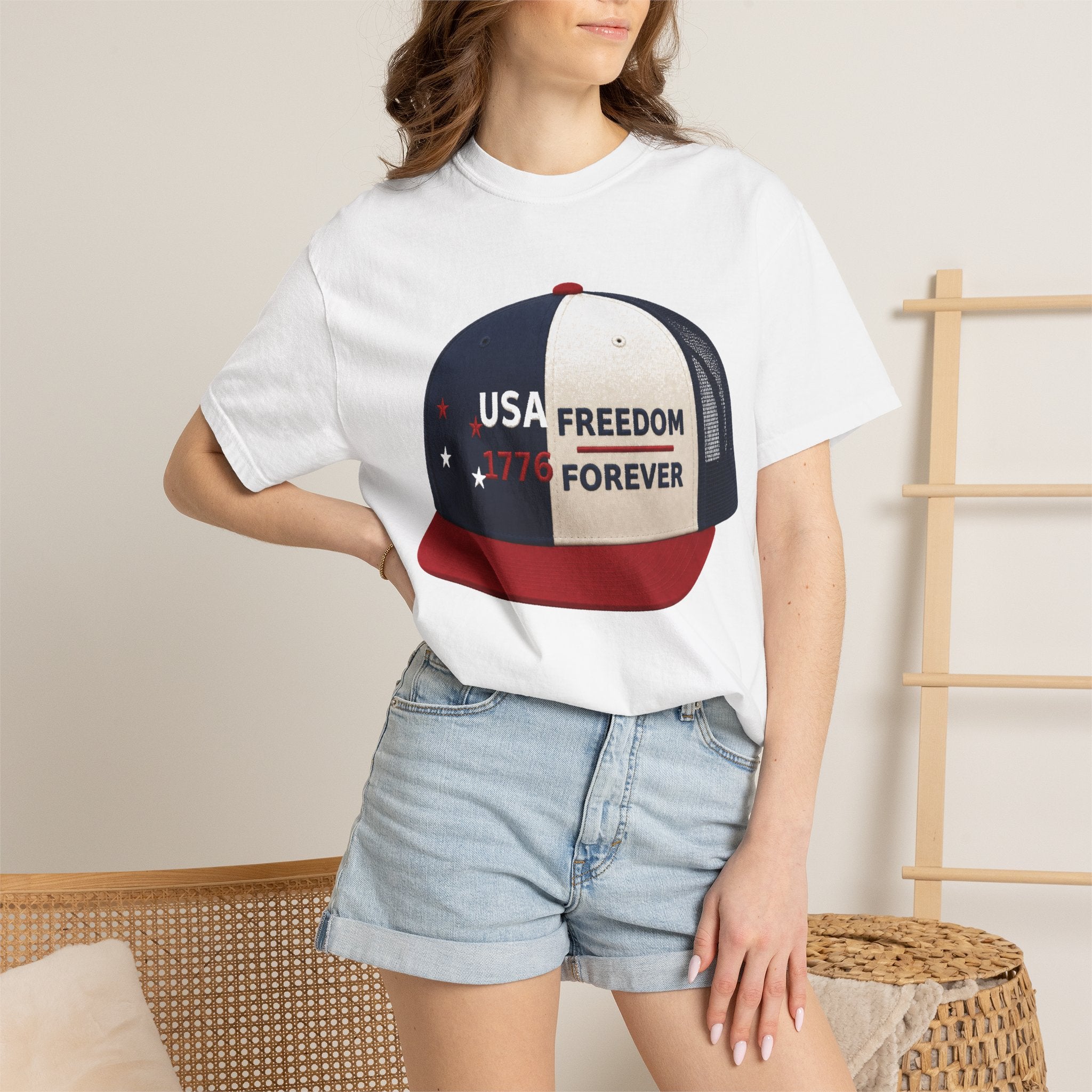 Copy of JULY 4TH COLLECTION, Unisex Garment-Dyed T-shirt