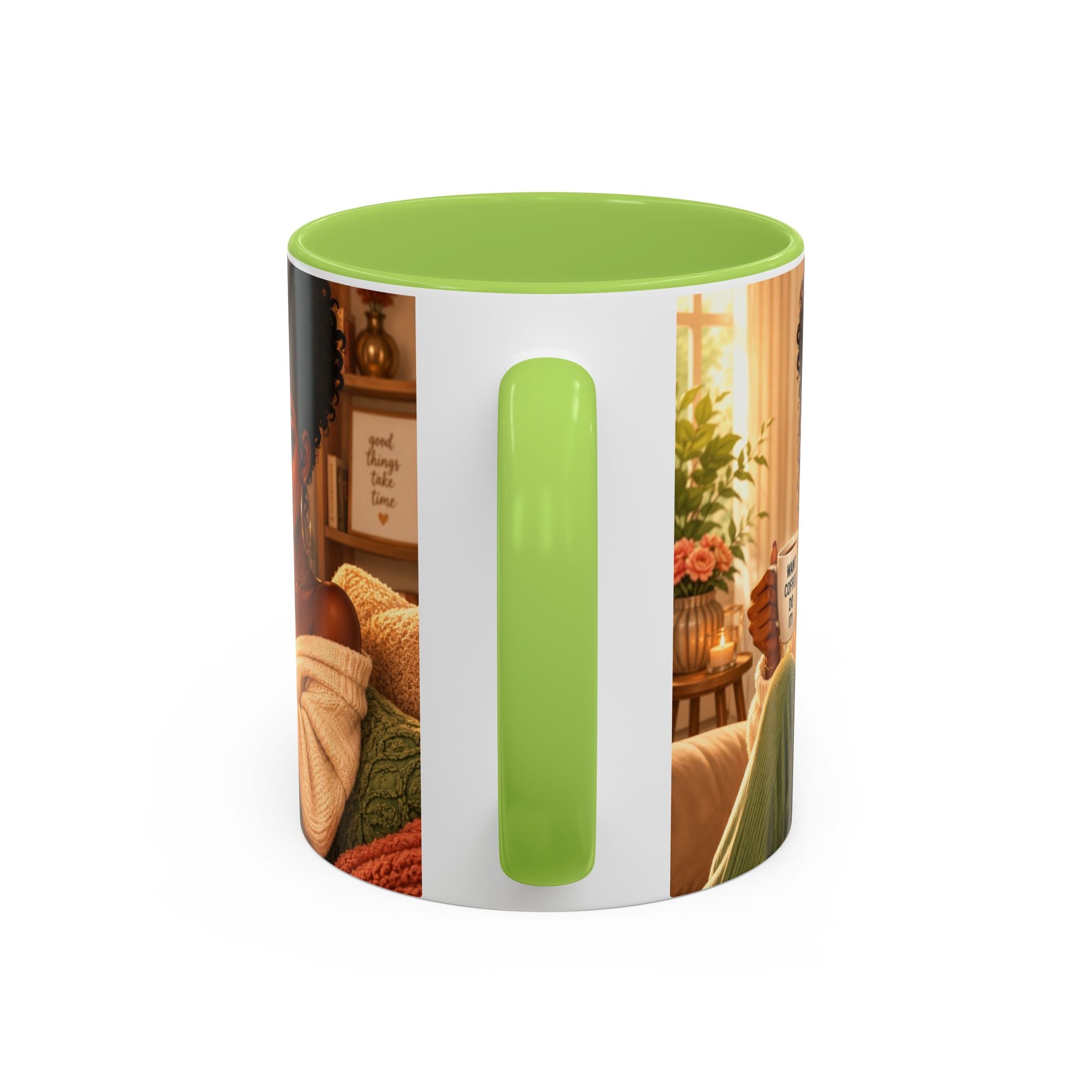 GRACE OVER PRESSURE Inspirational Accent Coffee Mug (11, 15oz)